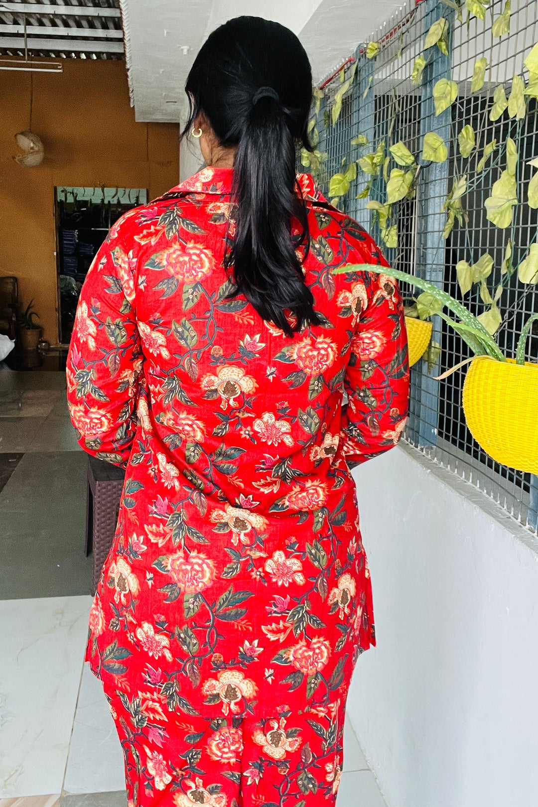 Red Night Co-ord Set