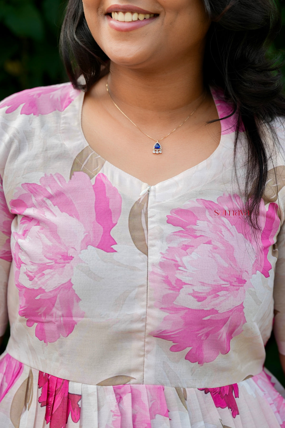 Chandra pure  Chanderi Dress With Lining ( ready to dispatch)