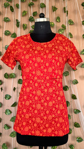 Maternity T-shirt Red Flower