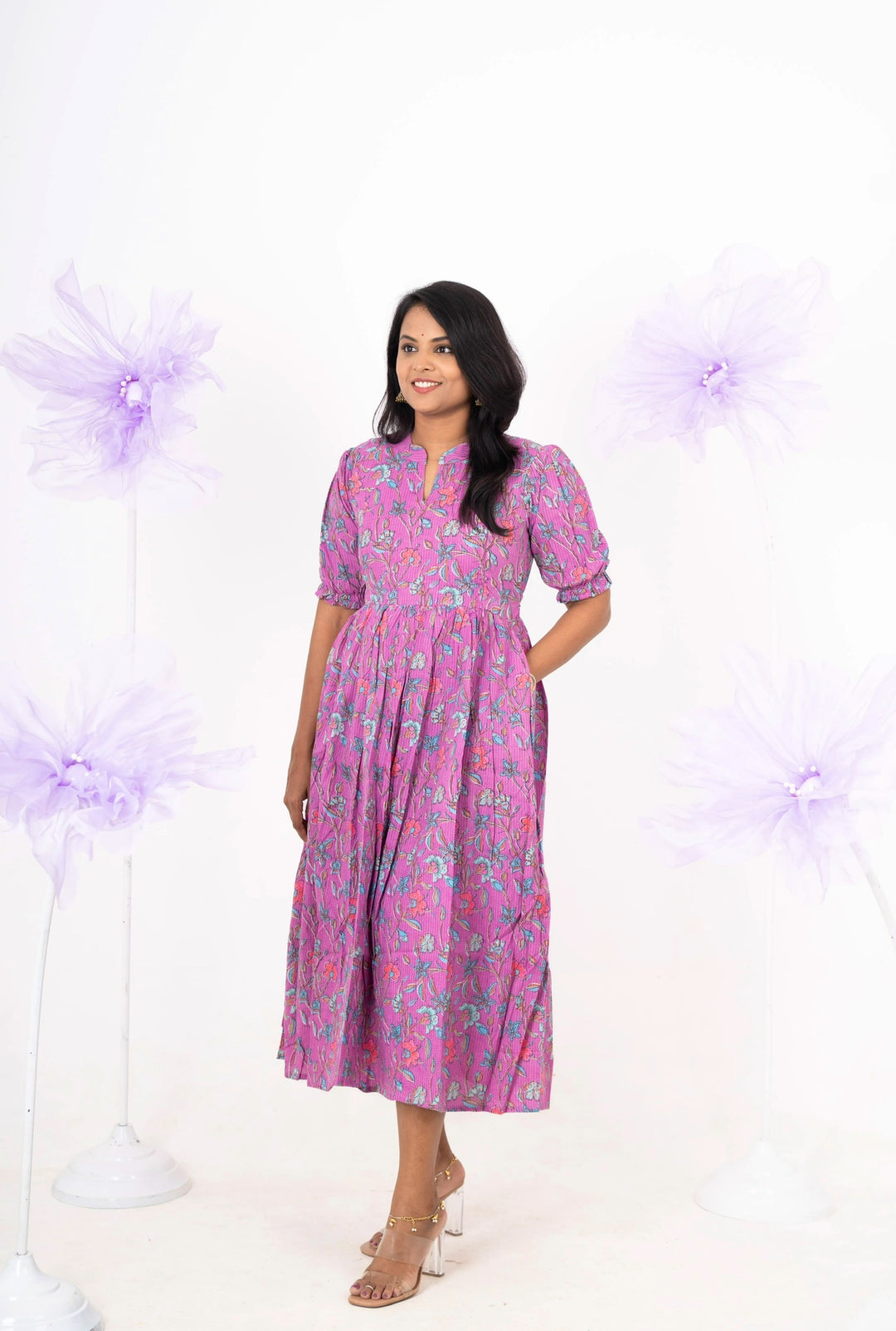 Laya   Casual dress With Lining Non-Maternity & Feeding-Friendly Dress