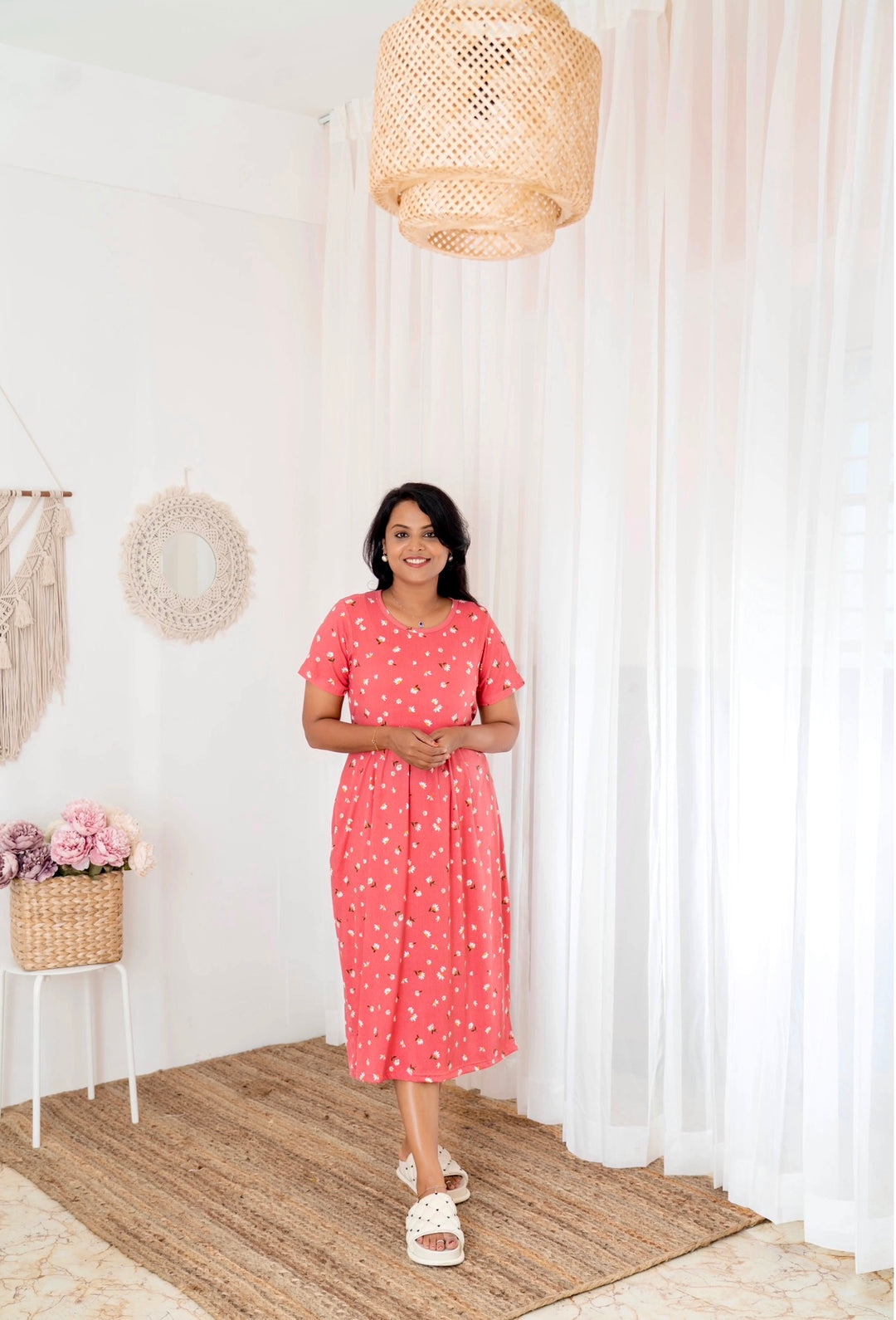 Midi Piya Soft Ribbed  Dress