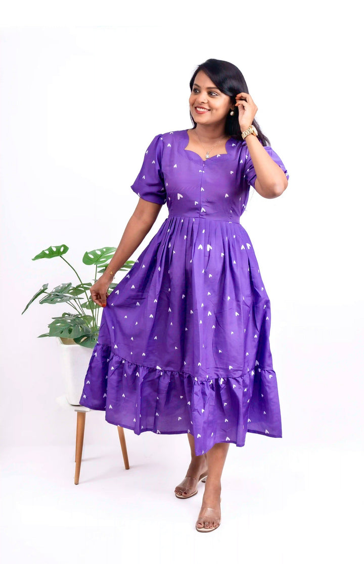 Heartly  Day to Night Dress Without Lining
