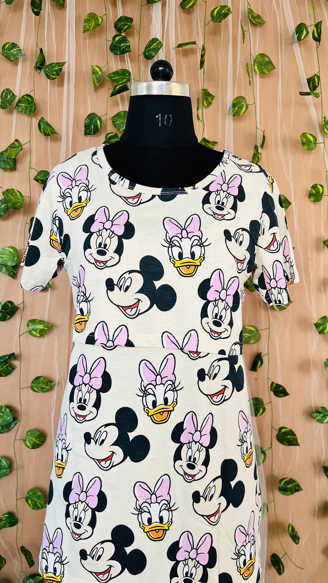 Offwhite Mickey Maternity T-shirt ( Minor embroidery variation so sold at sale price )