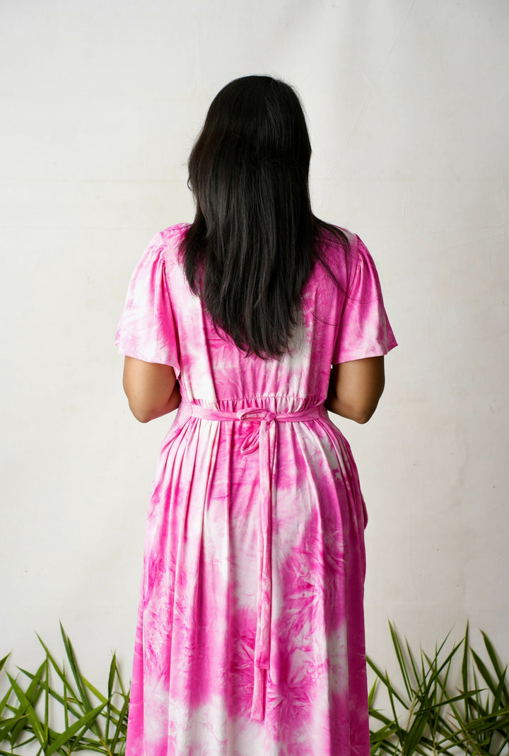 Luxury Maxi  love Light Weight Dress( Minor embroidery & stain  variation so sold at sale price )