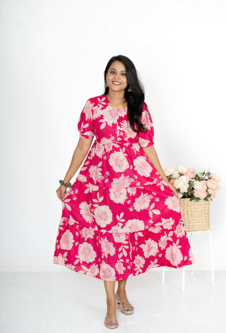 Sunflower day to night dress without lining