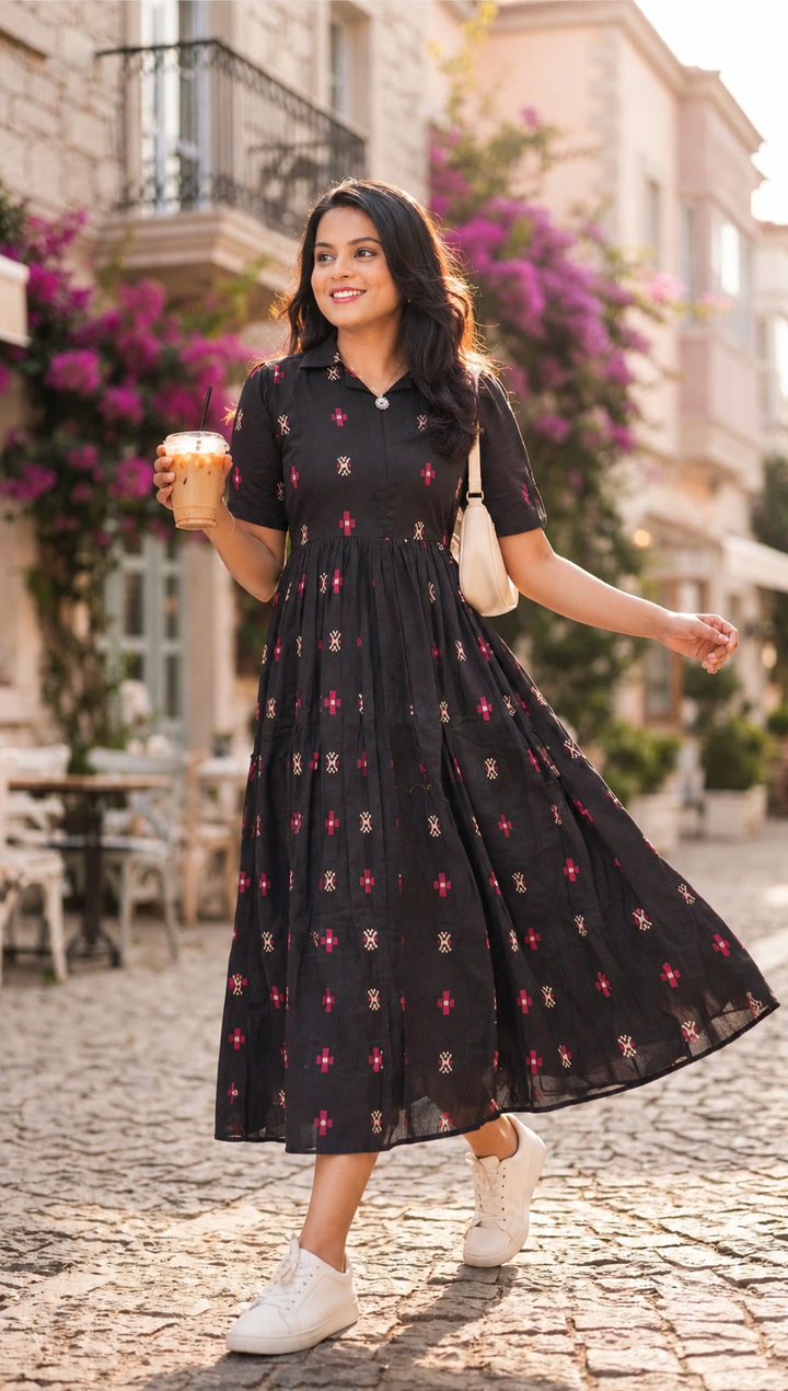 Laya Casual Dress With Lining