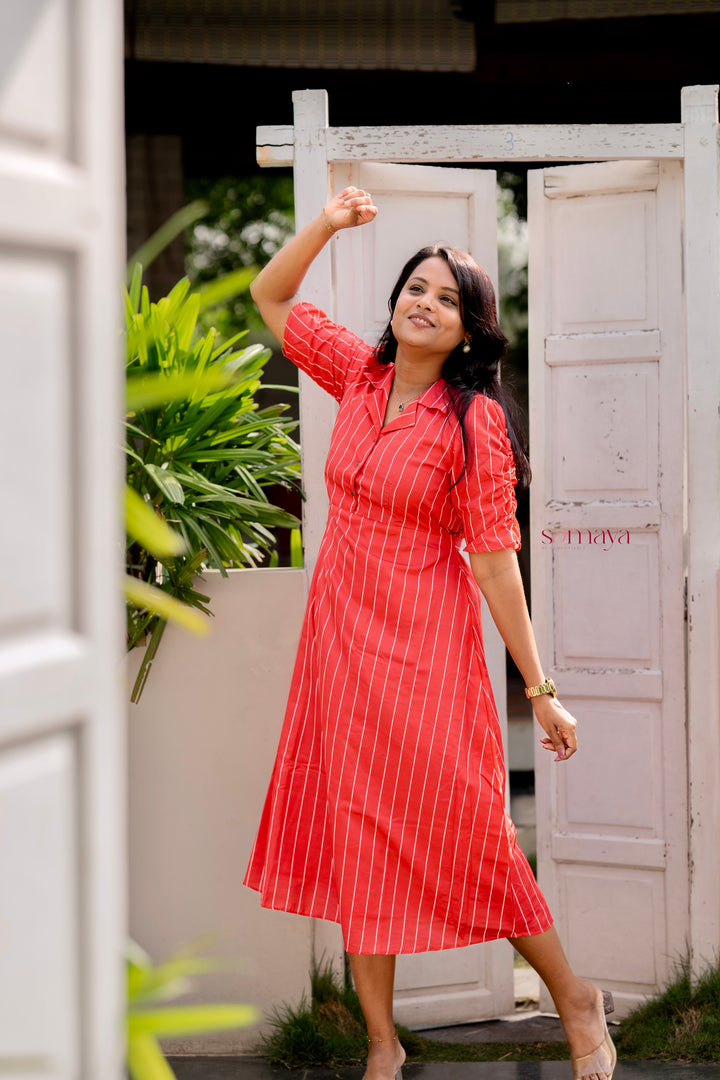 Missy Casual Dress With Lining