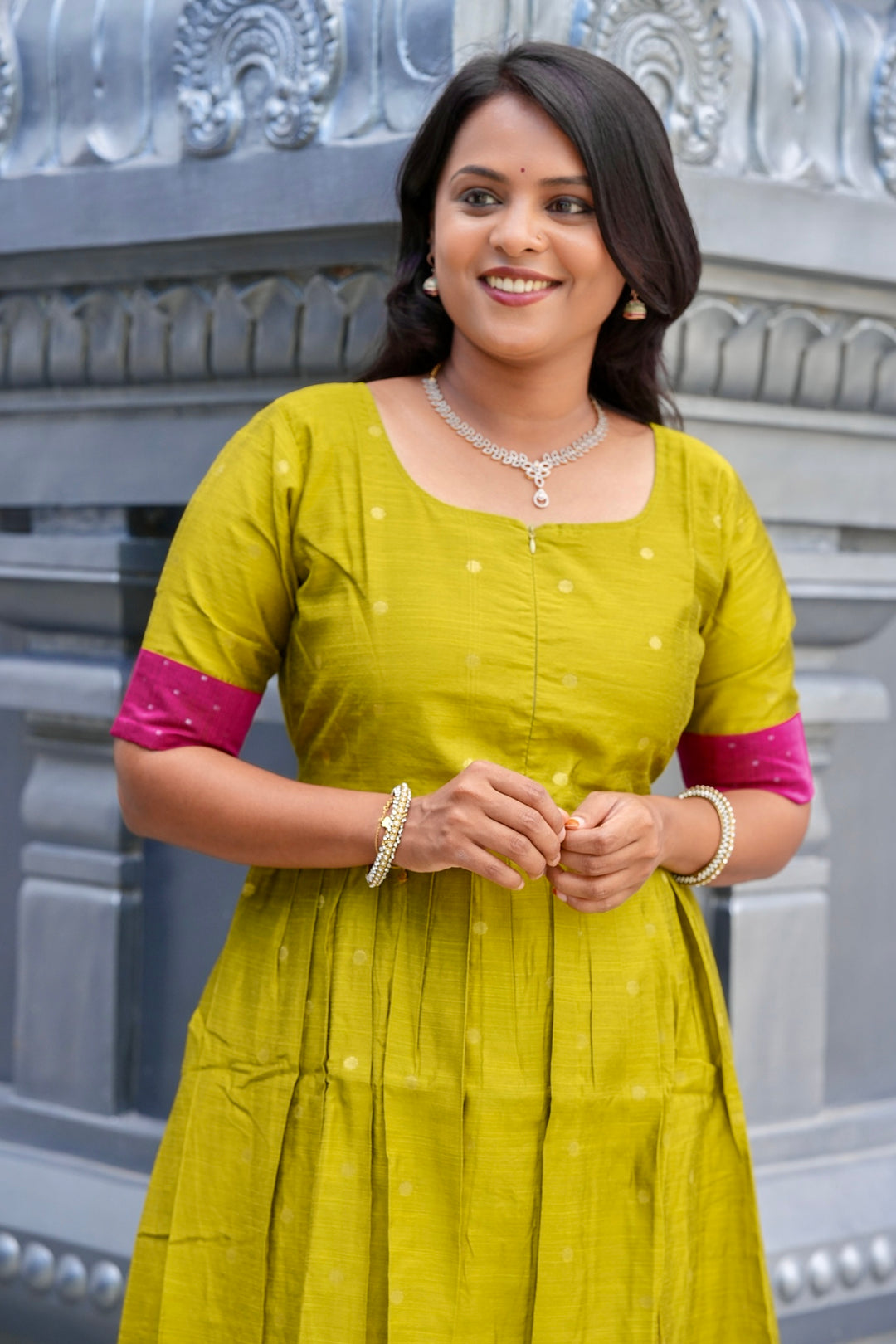 Geethanjali maxi Dress   With Lining