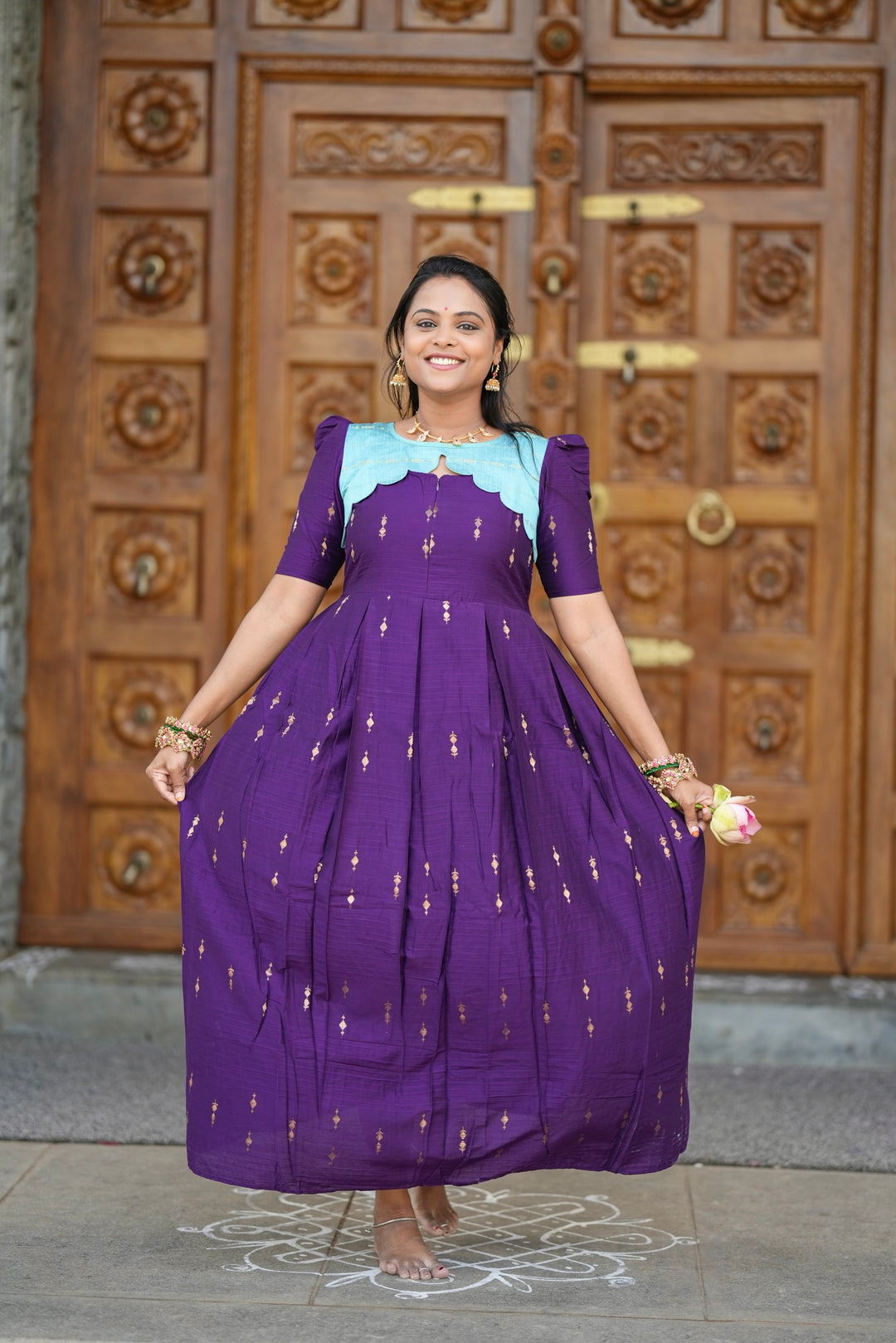 Radhai maxi Dress With Lining