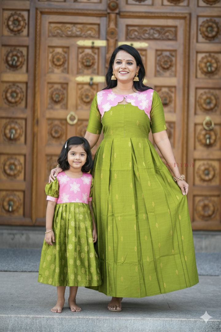 Geethanjali kids Dress With Lining ( pre order )