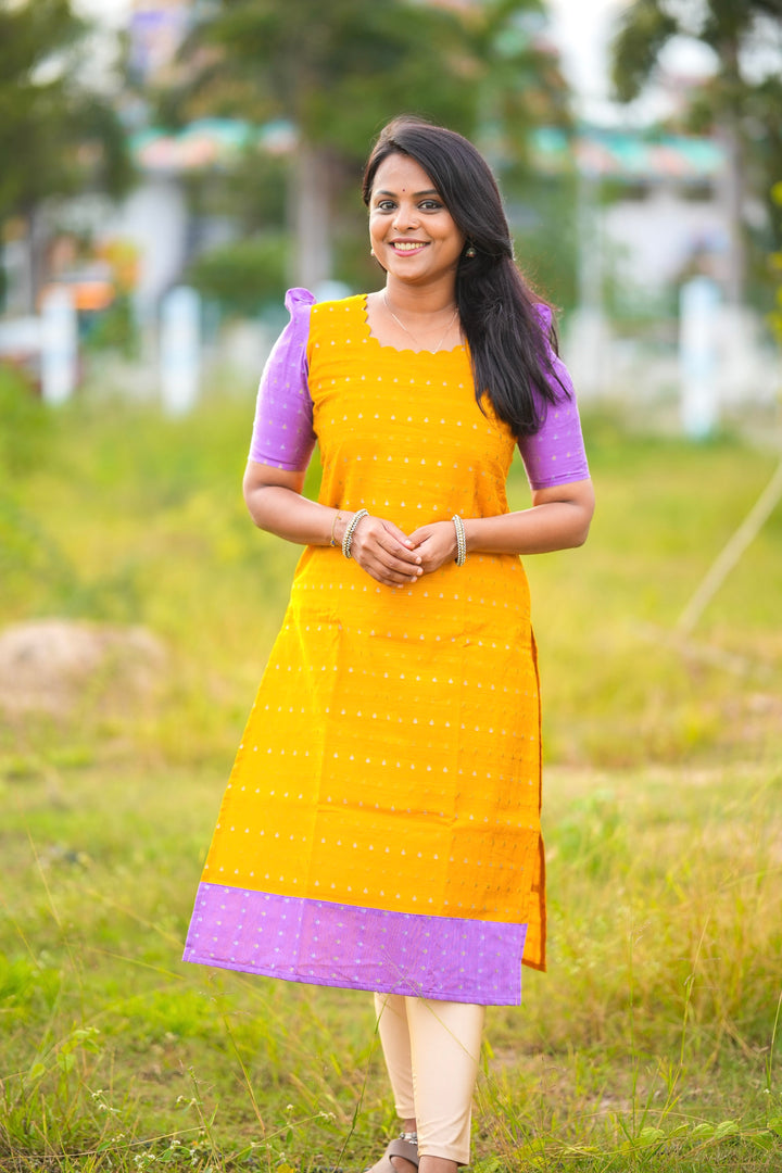Raw Silk kurta full lining 44 inch