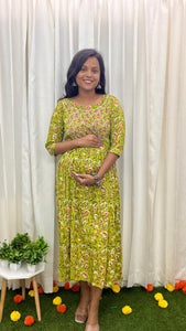 Gowri Maternity Feeding Dress