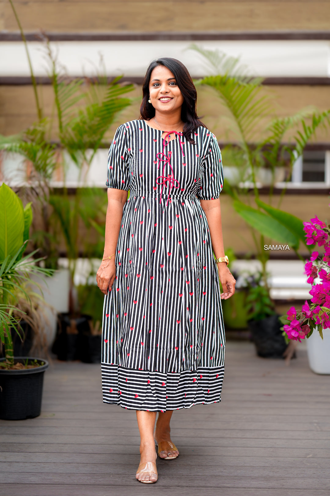 Heartly  - black   Casual Dress With Lining