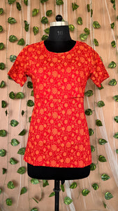 Maternity T-shirt Red Flower