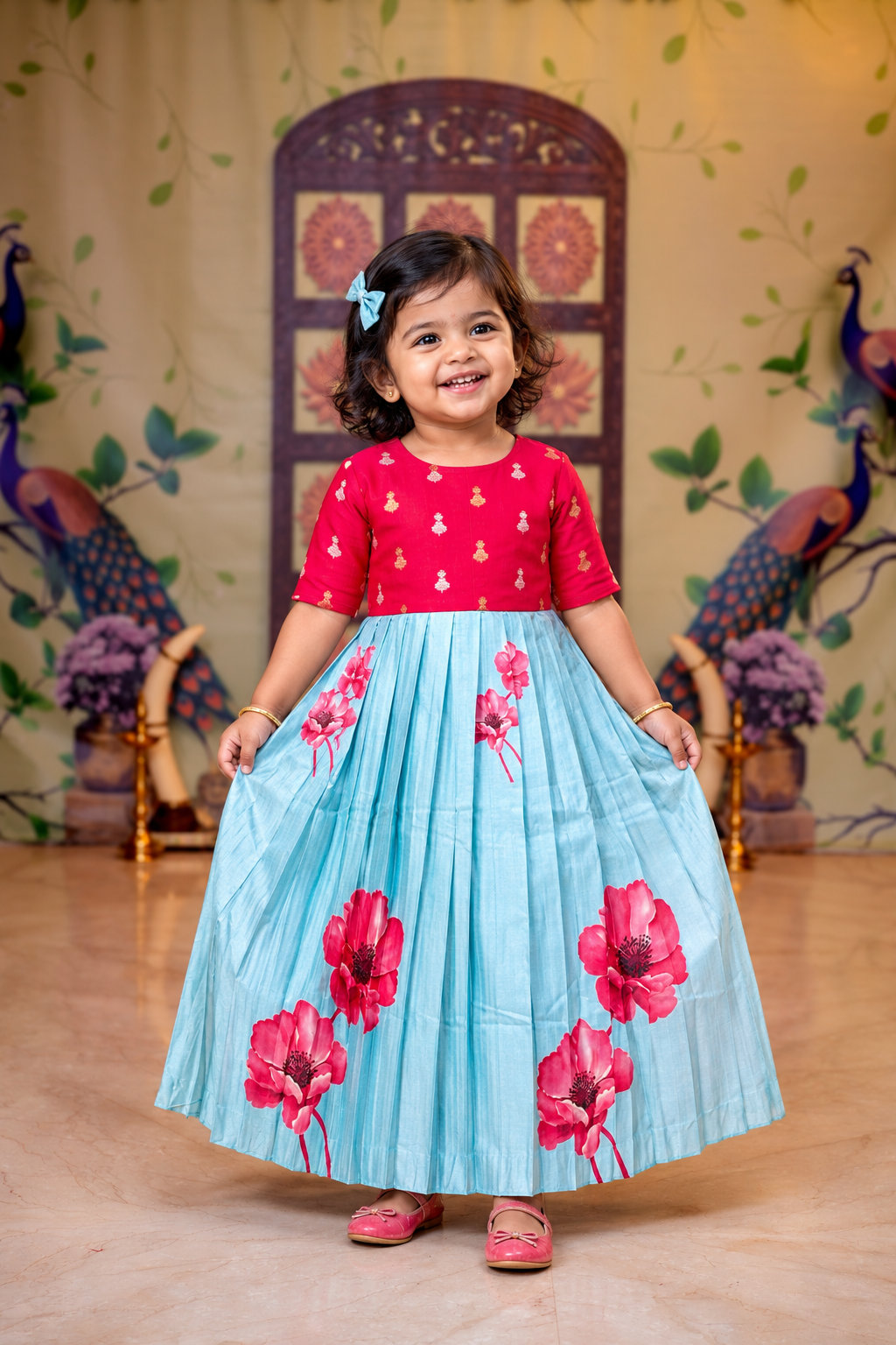 Divyashree kids Dress With Lining( pre order dispatch October 30 th)