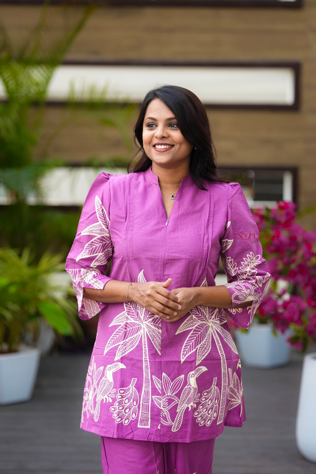 Lilac daily wear  Co-ord Set