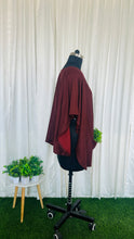 Load image into Gallery viewer, Maroon Nursing Cover with pockets
