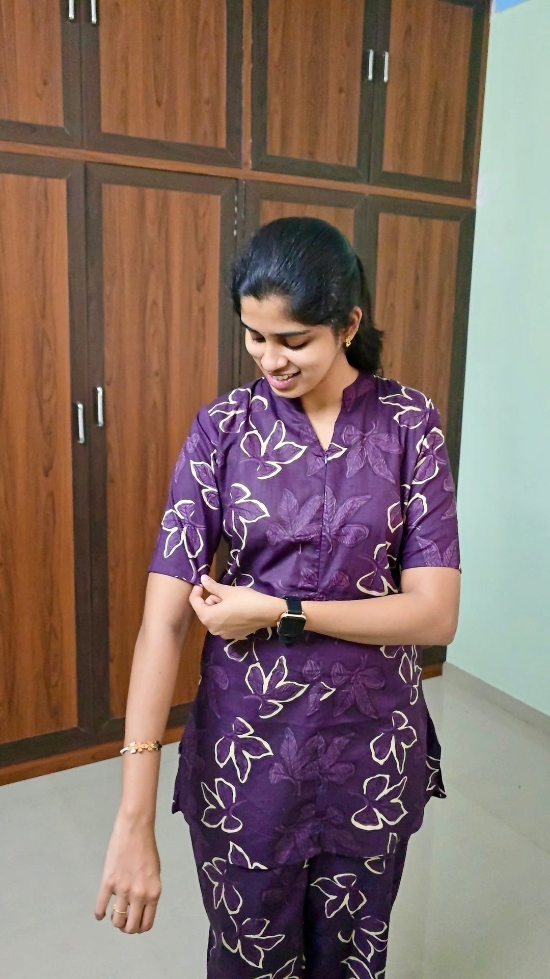 Theera -Purple Night Co-ord Set ( pre order )