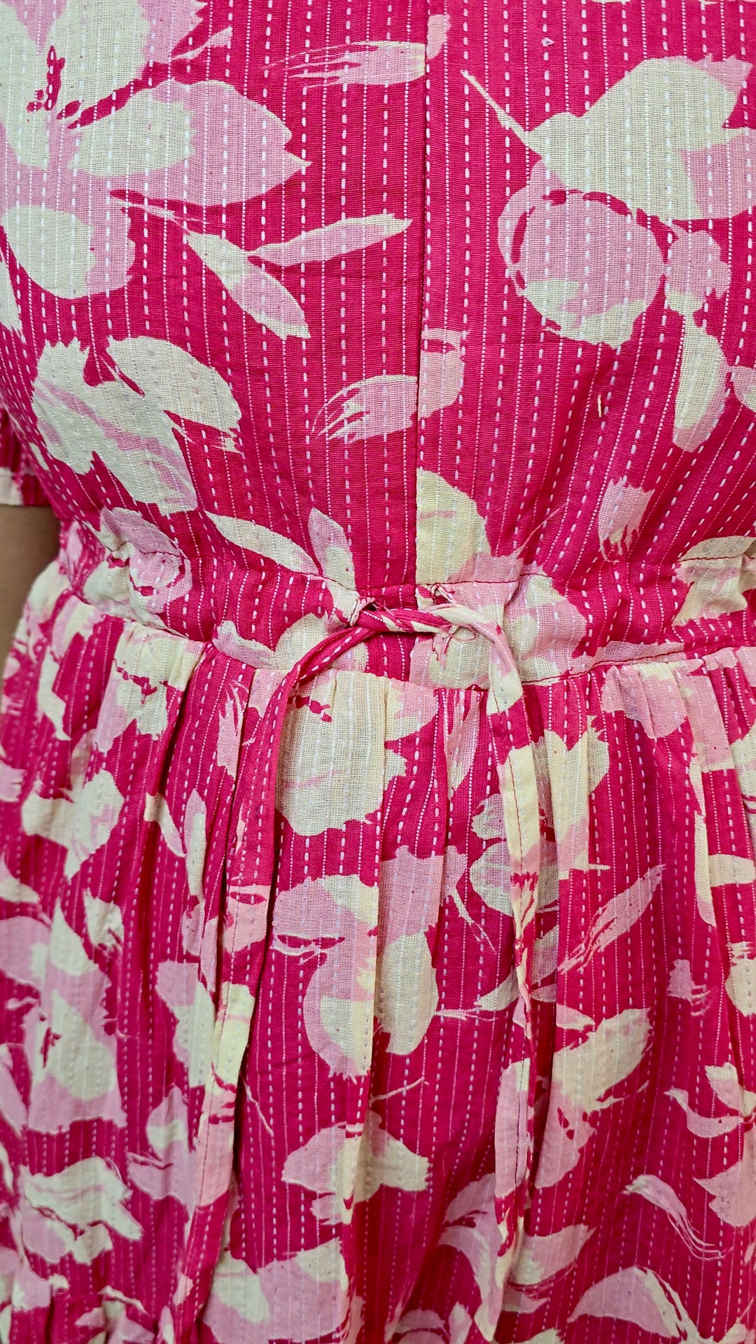 Dreamy kantha Casual Dress With Lining