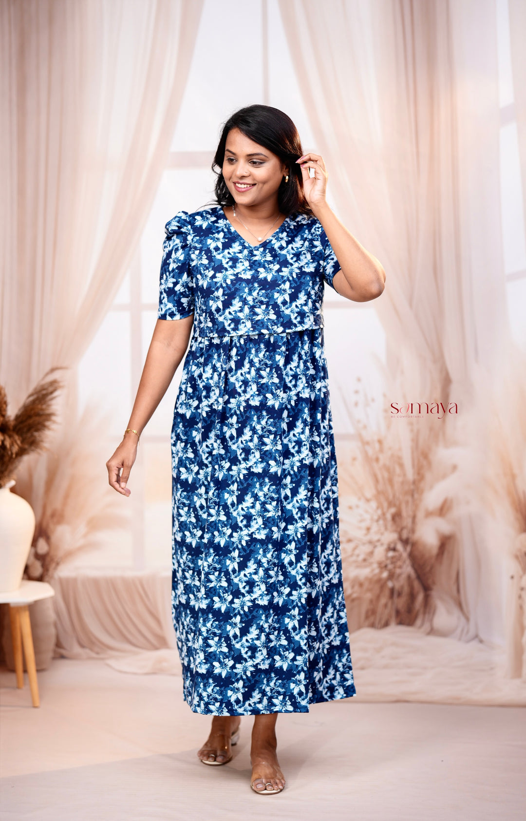 Maxi Blue Light Weight Dress