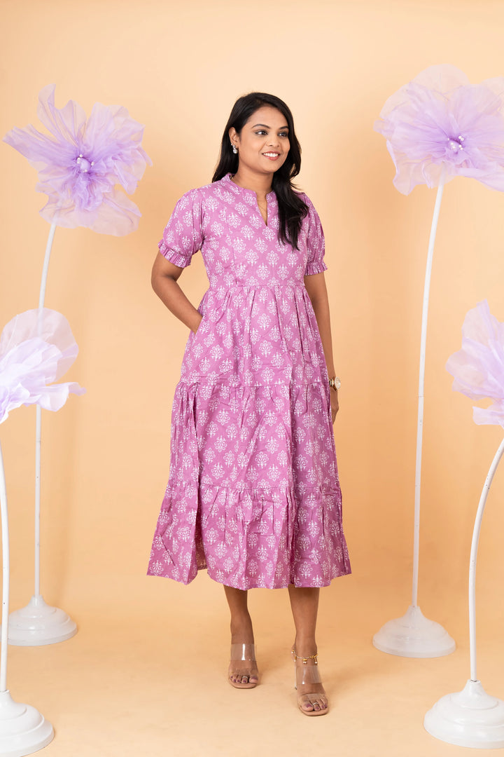 Ishita casual  Dress with lining (maternity dress)