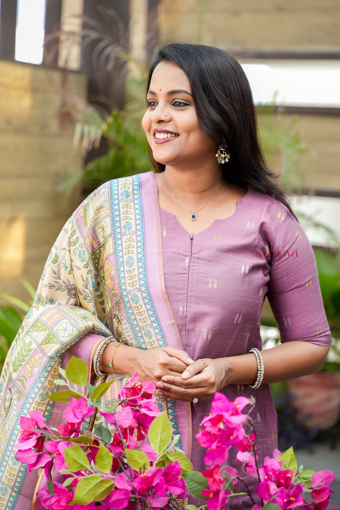 Swathi 3 piece raw silk suit set with Dupatta ( ready to dispatch)