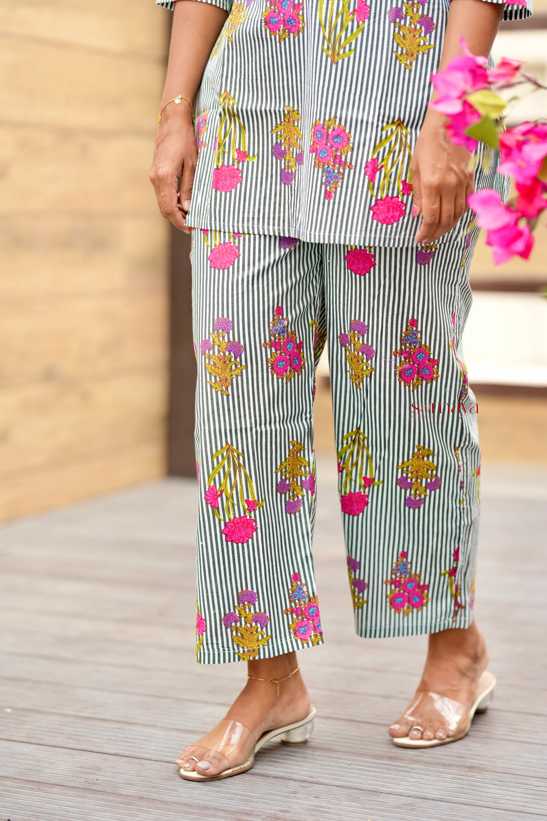 HAASYA- Checked Night Co-ord Set