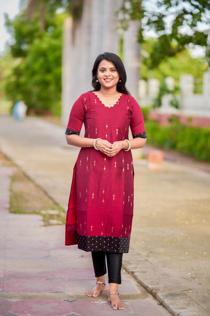 Raw Silk kurta full lining 44 inch