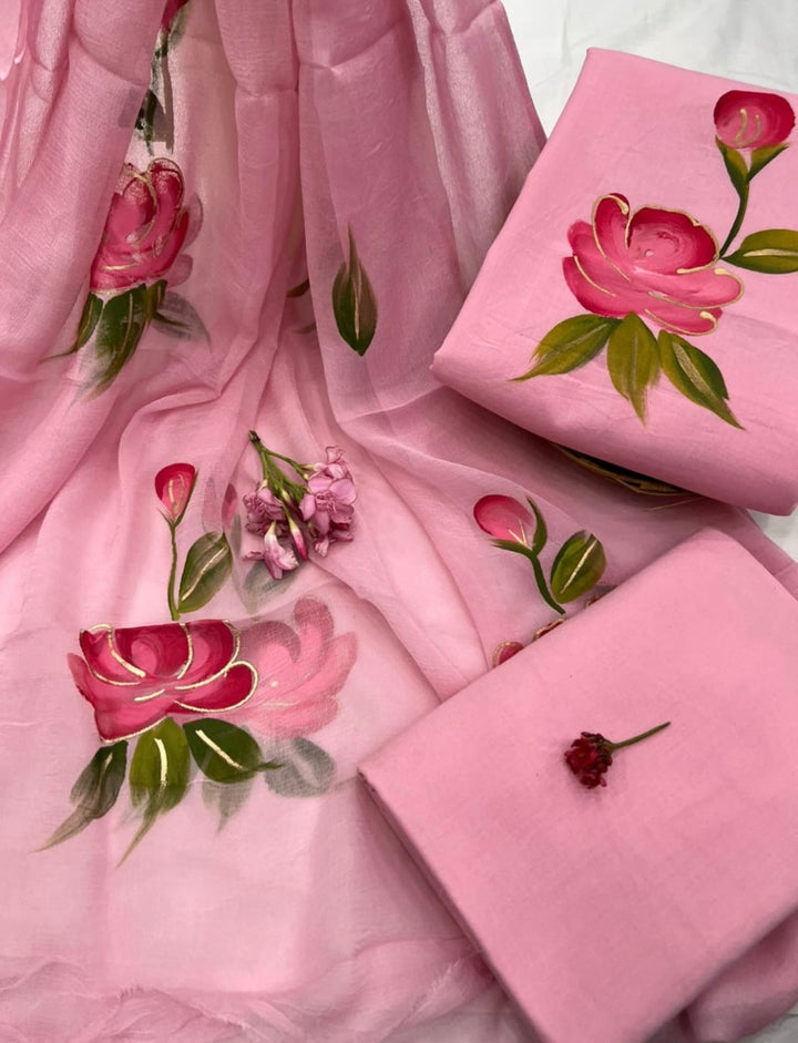 Rose 3 piece hand painted set ( pre order)