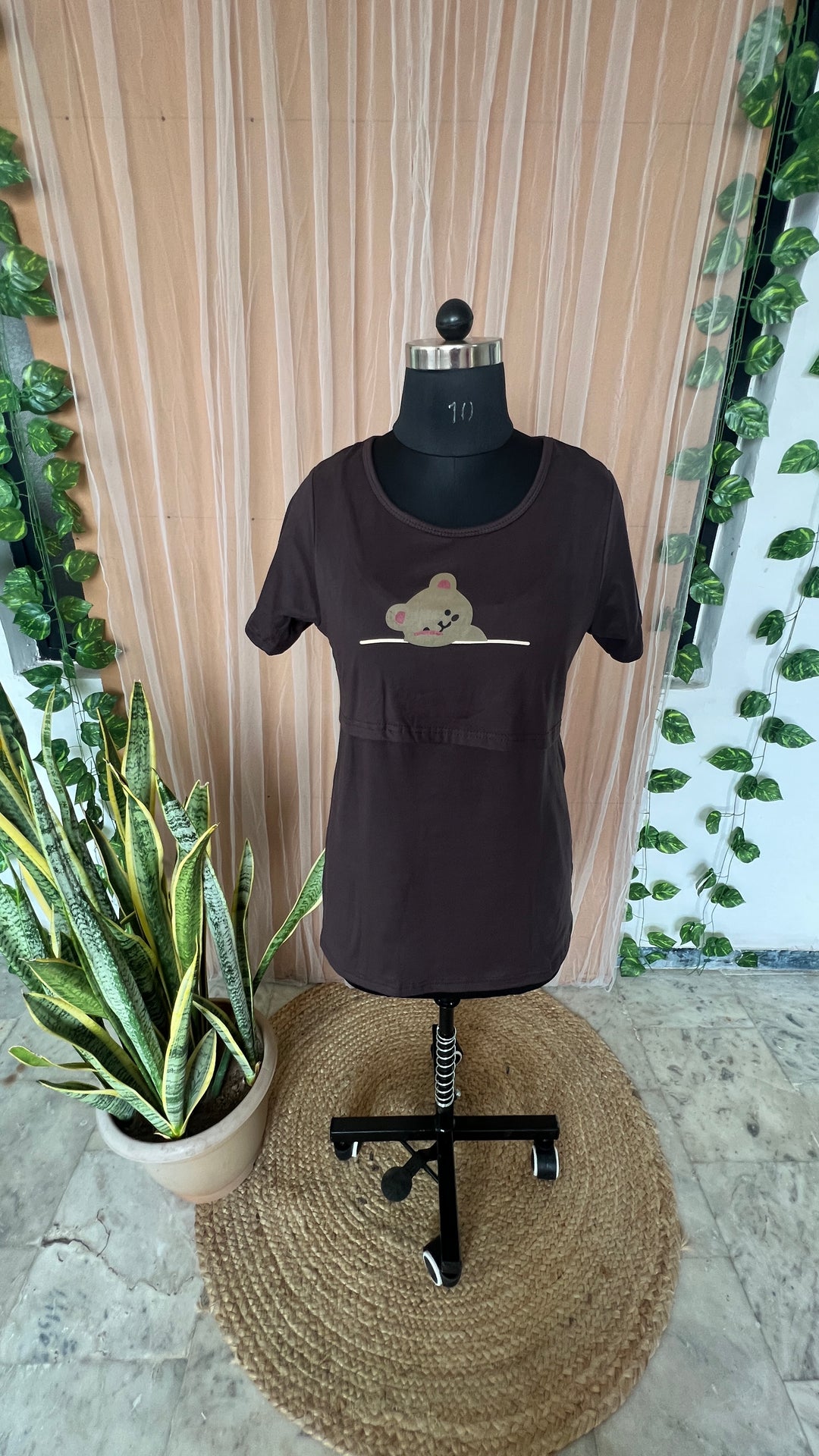 Maternity panda T-shirt winter