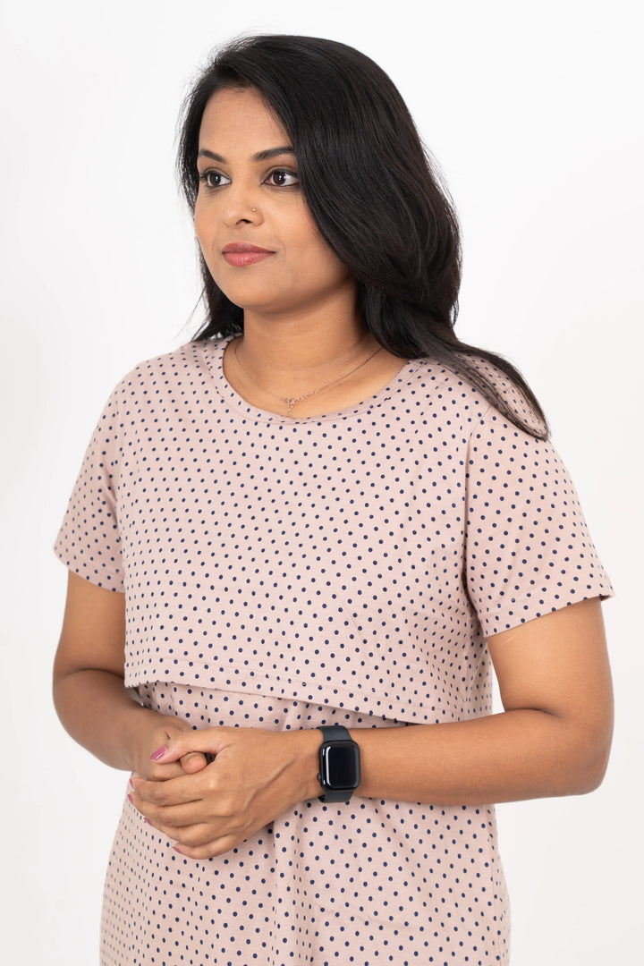 Polka  Feeding Pant Set