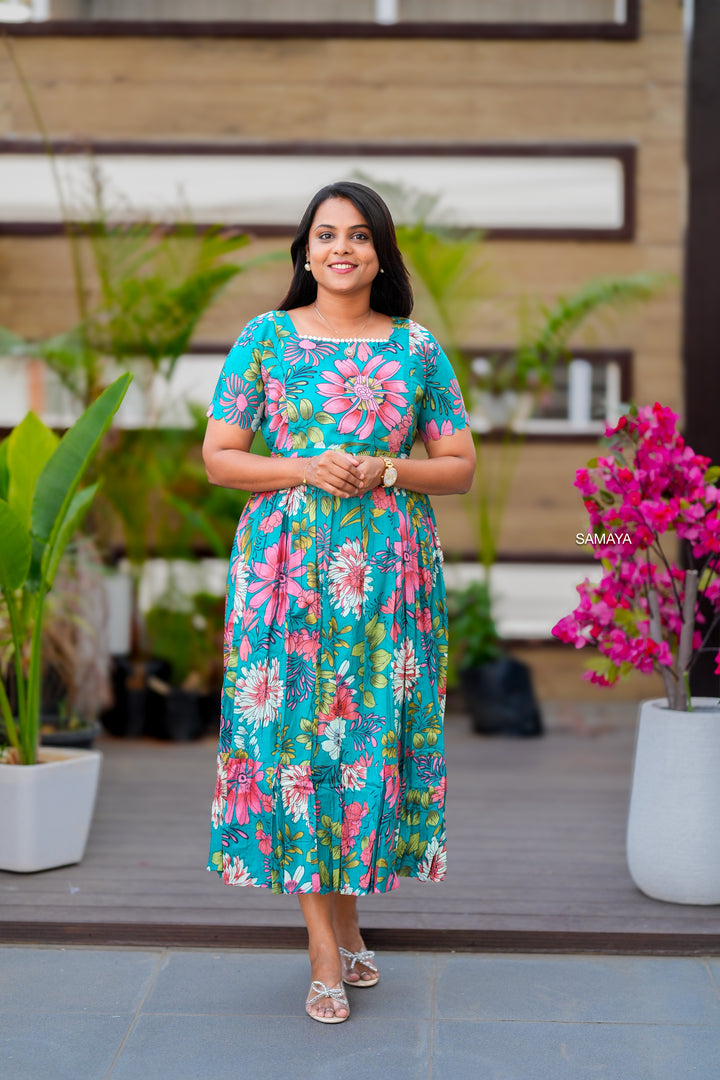 Vinu midi Casual Dress With Lining
