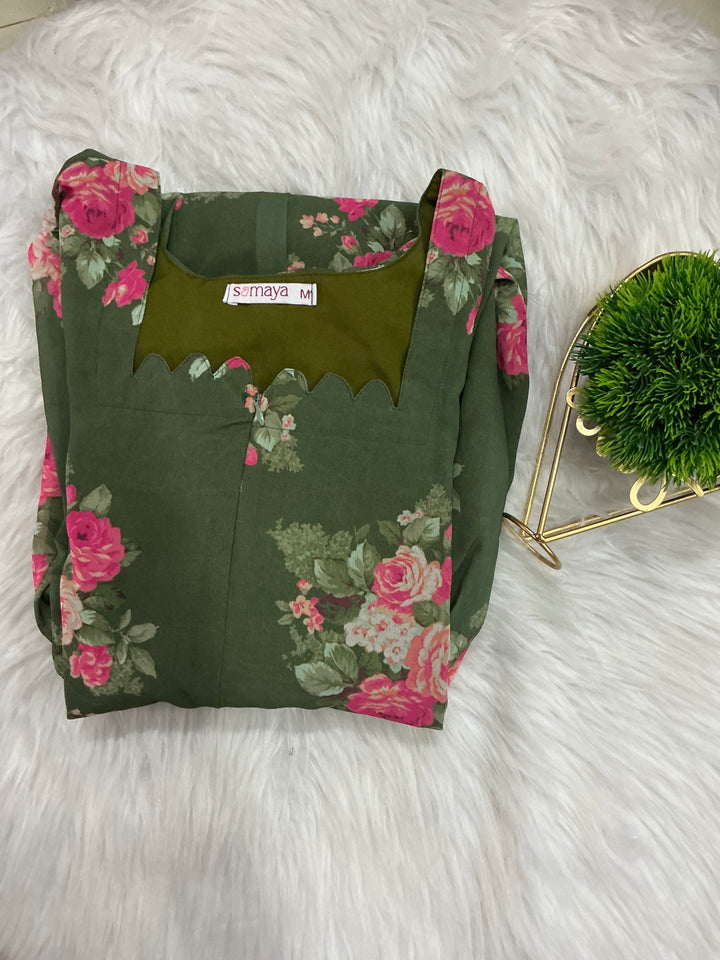 Aliya georgette casual  Dress With Lining ( No-Iron Everyday Dress)