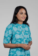 Load image into Gallery viewer, Niranjana cotton  Kurta set (button opening)
