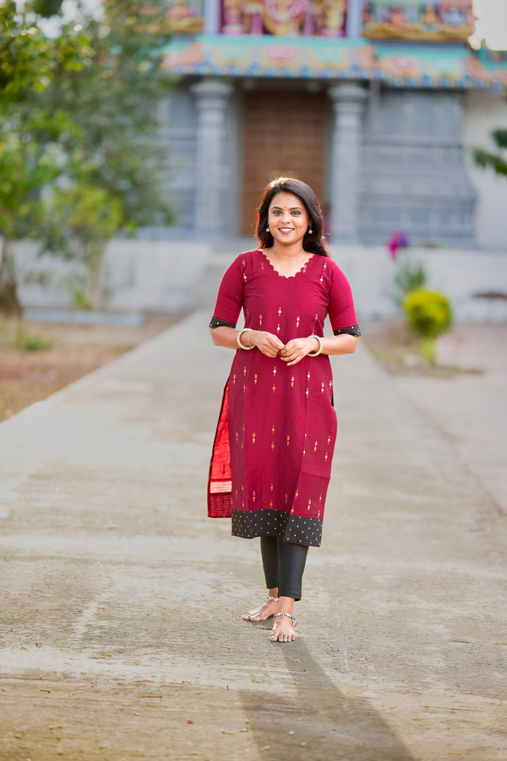 Raw Silk kurta full lining 44 inch