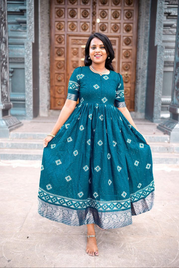 Ramar Green Dress with Lining