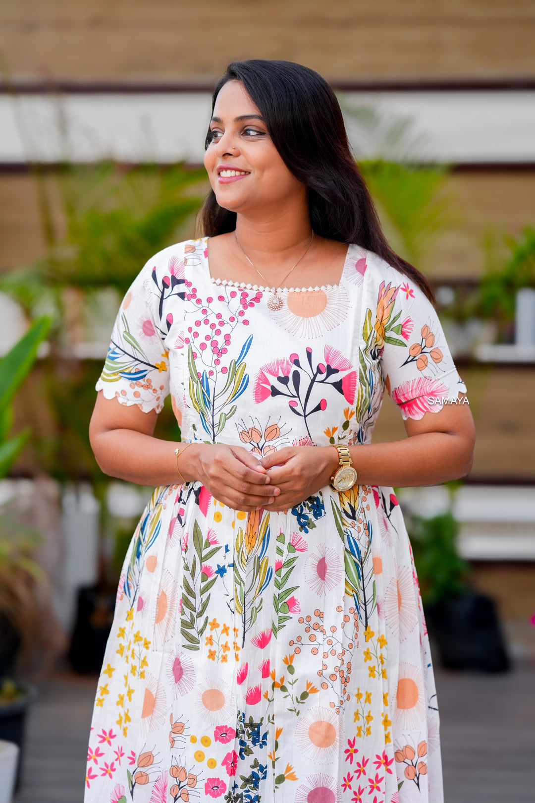 Anu  midi Casual Dress With Lining