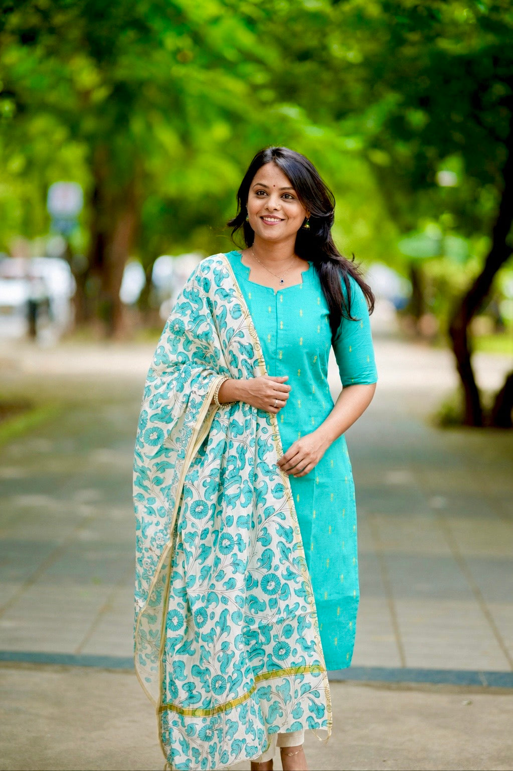 Divya sky  raw silk suit set with Dupatta-3 piece set