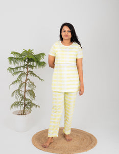 Green tie & dye Feeding Pant set light weight