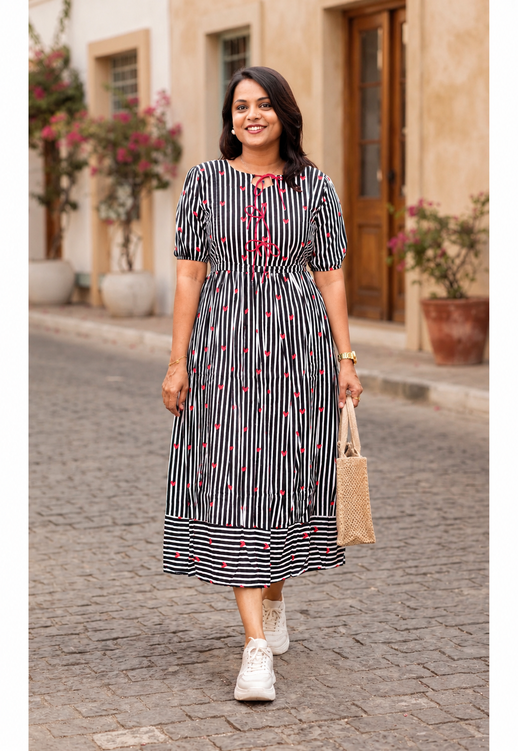 Heartly  - black   Casual Dress With Lining