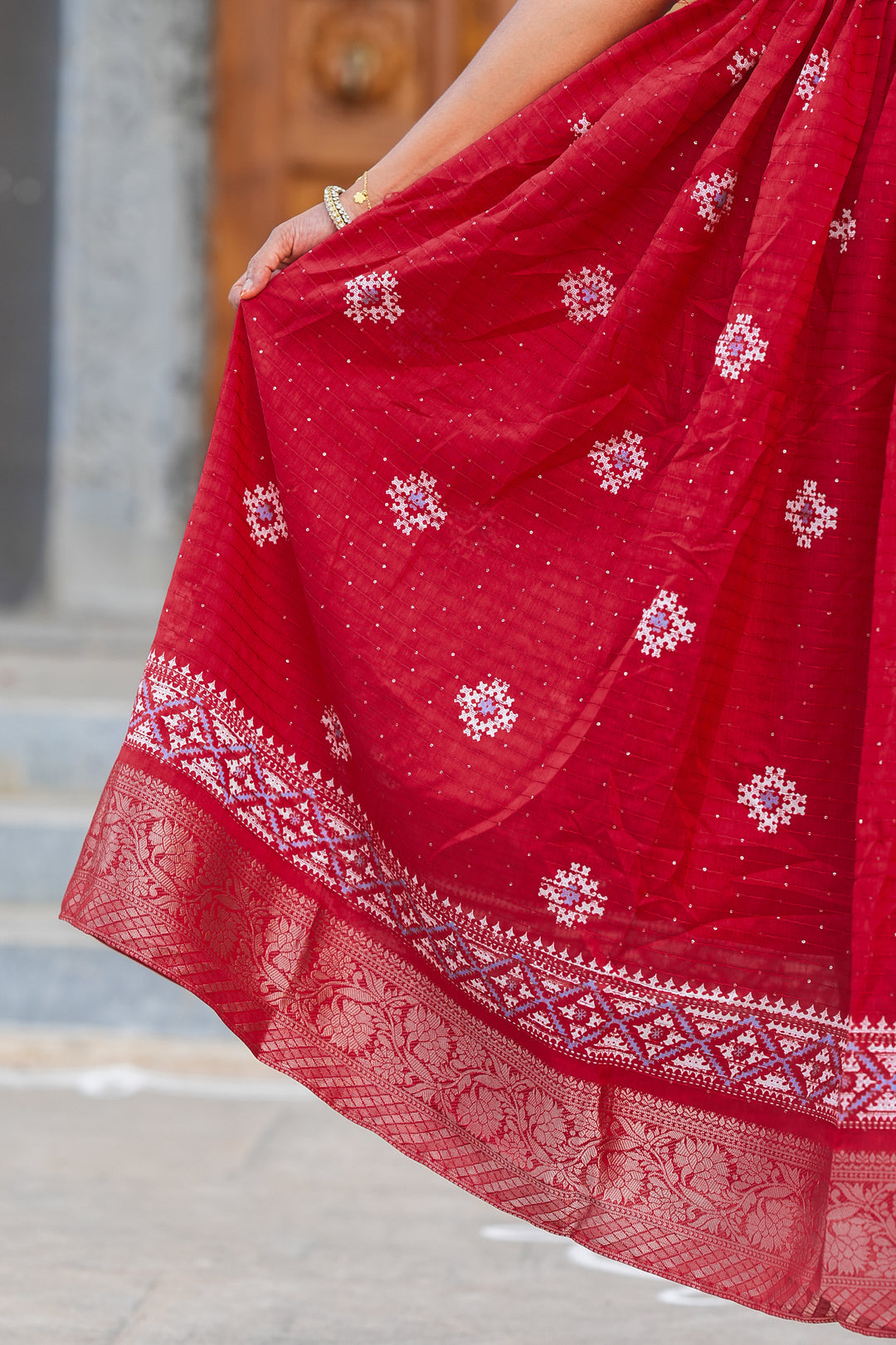 Renuga festive Maxi Dress with Lining