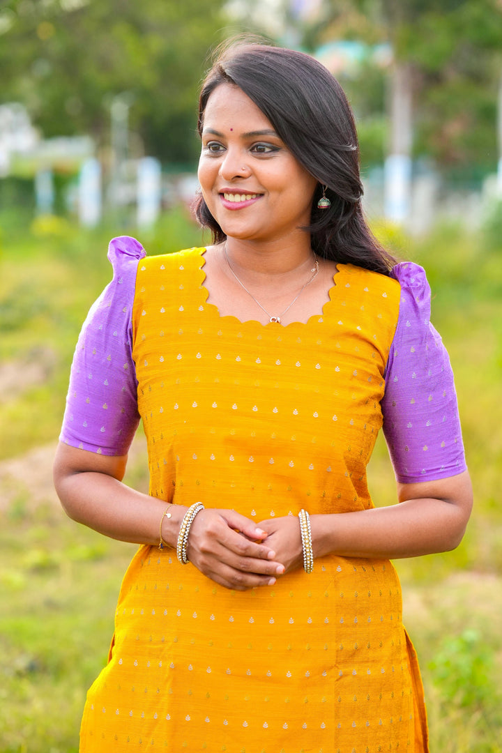 Raw Silk kurta full lining 44 inch