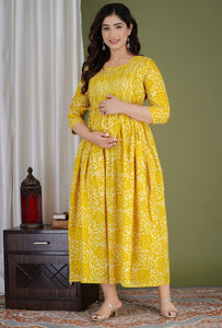 Rangoli Maternity Feeding Dress