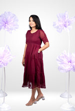 Load image into Gallery viewer, Senorita  georgette casual  Dress With Lining
