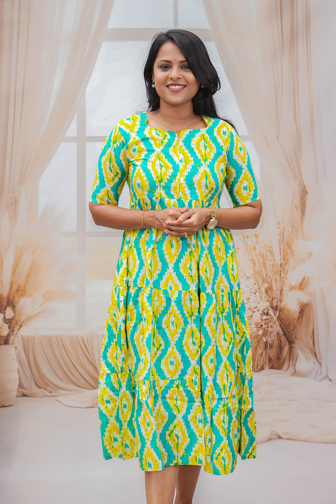 Leela day to night dress without lining