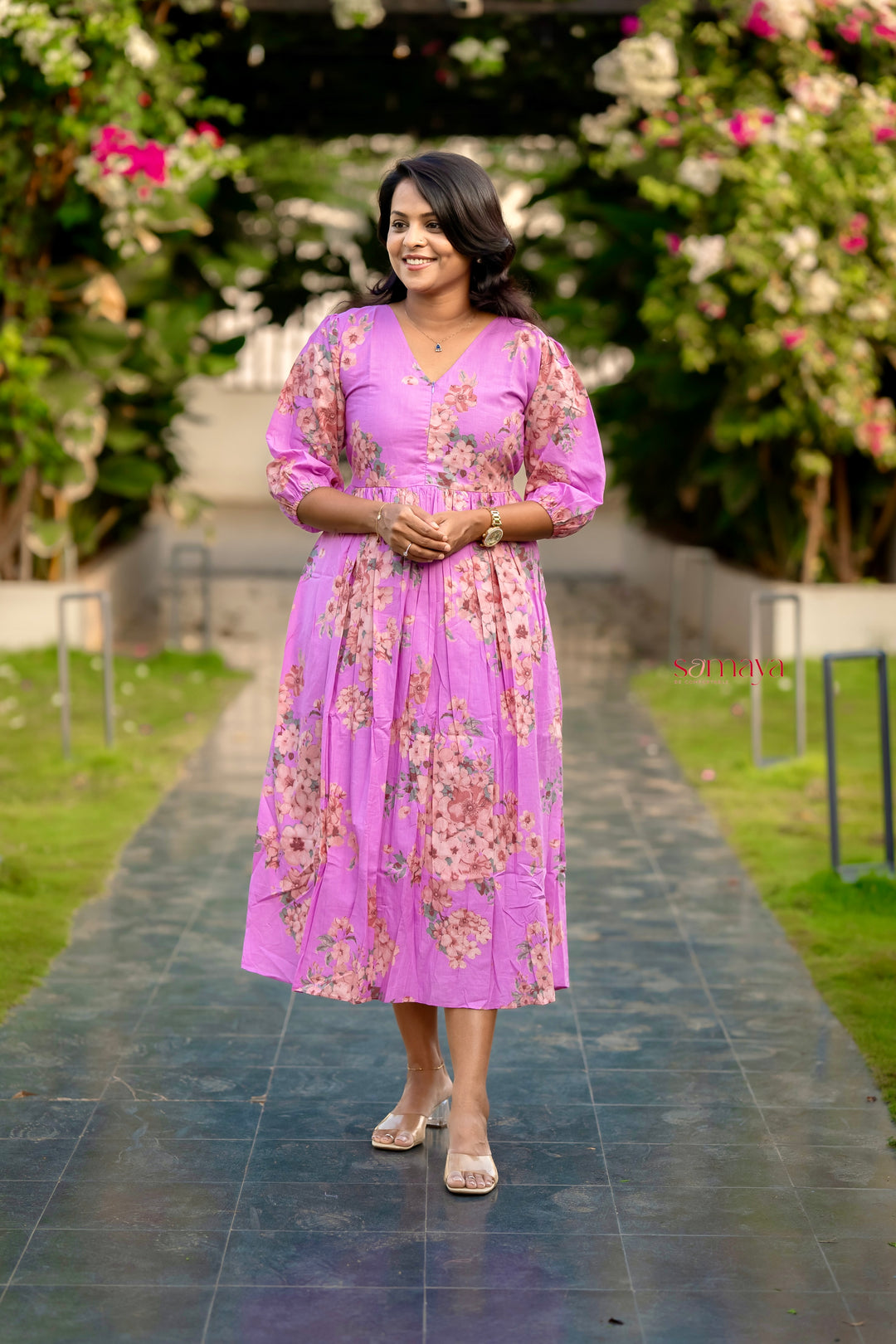 Sahana casual Dress With Lining