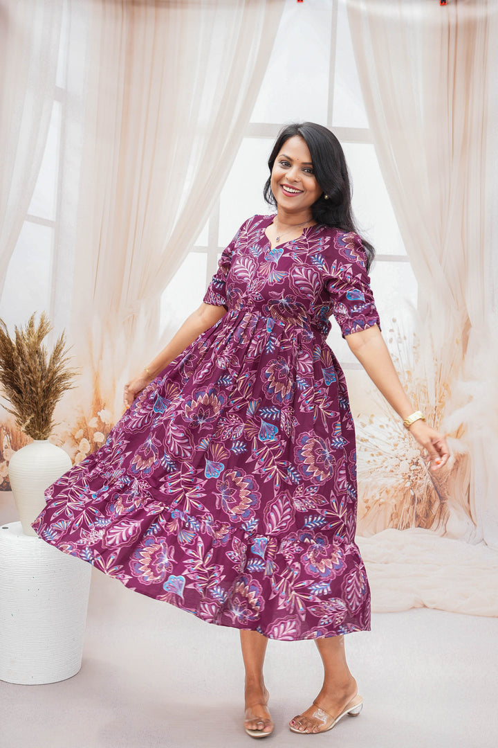 Swara Day to Night Dress Without Lining( Wrinkle-Free Dress)