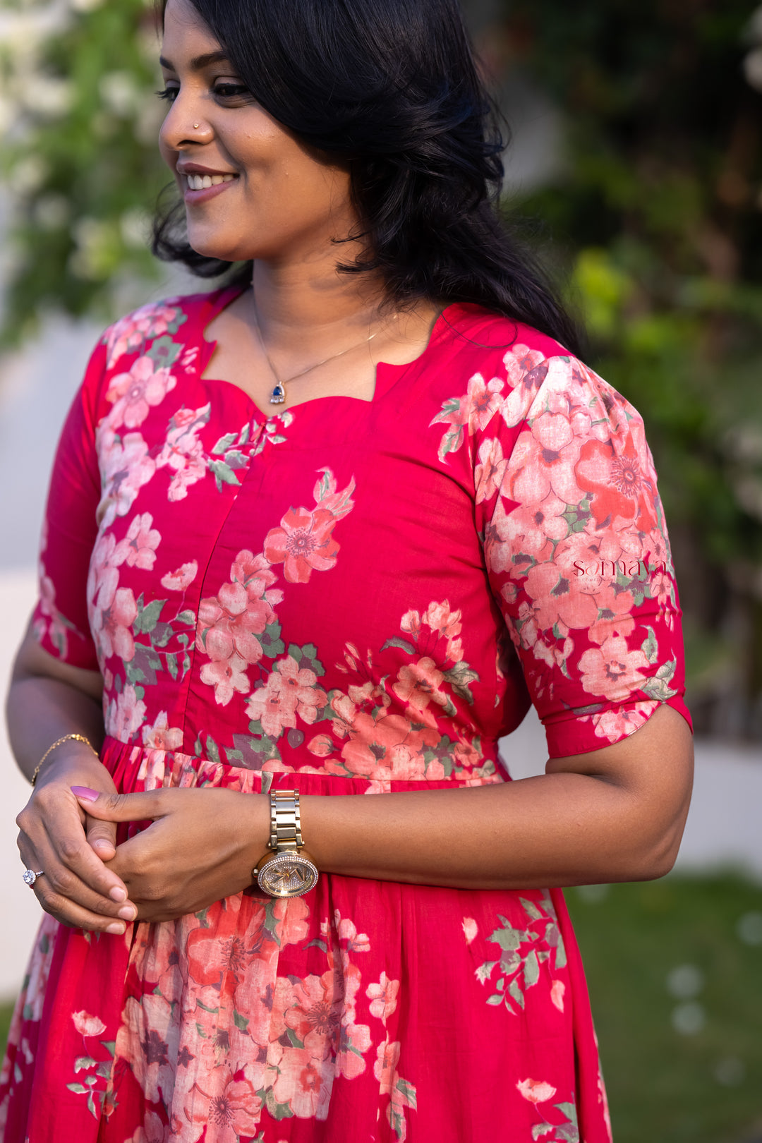 Bougainvillea Casual Dress With Lining( pre order )