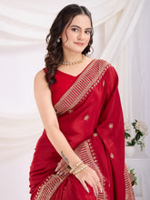 Load image into Gallery viewer, Party wear chinon saree
