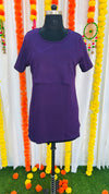 Maternity t-shirt purple